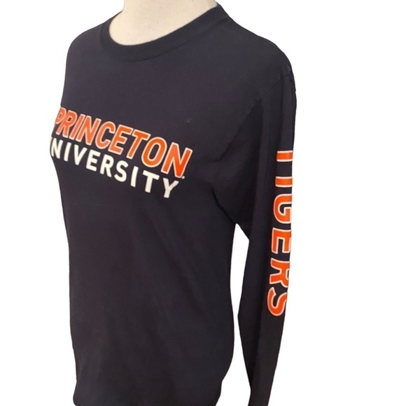 Champion Princeton Tiger Shirt Unisex Small Navy Blue Long Sleeve University Tee - Picture 8 of 10